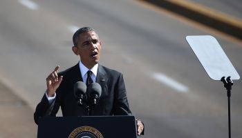 President Obama Makes Speech In Selma March 2015
