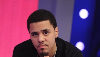 J. Cole And Kelly Rowland Visit BET's '106 & Park'