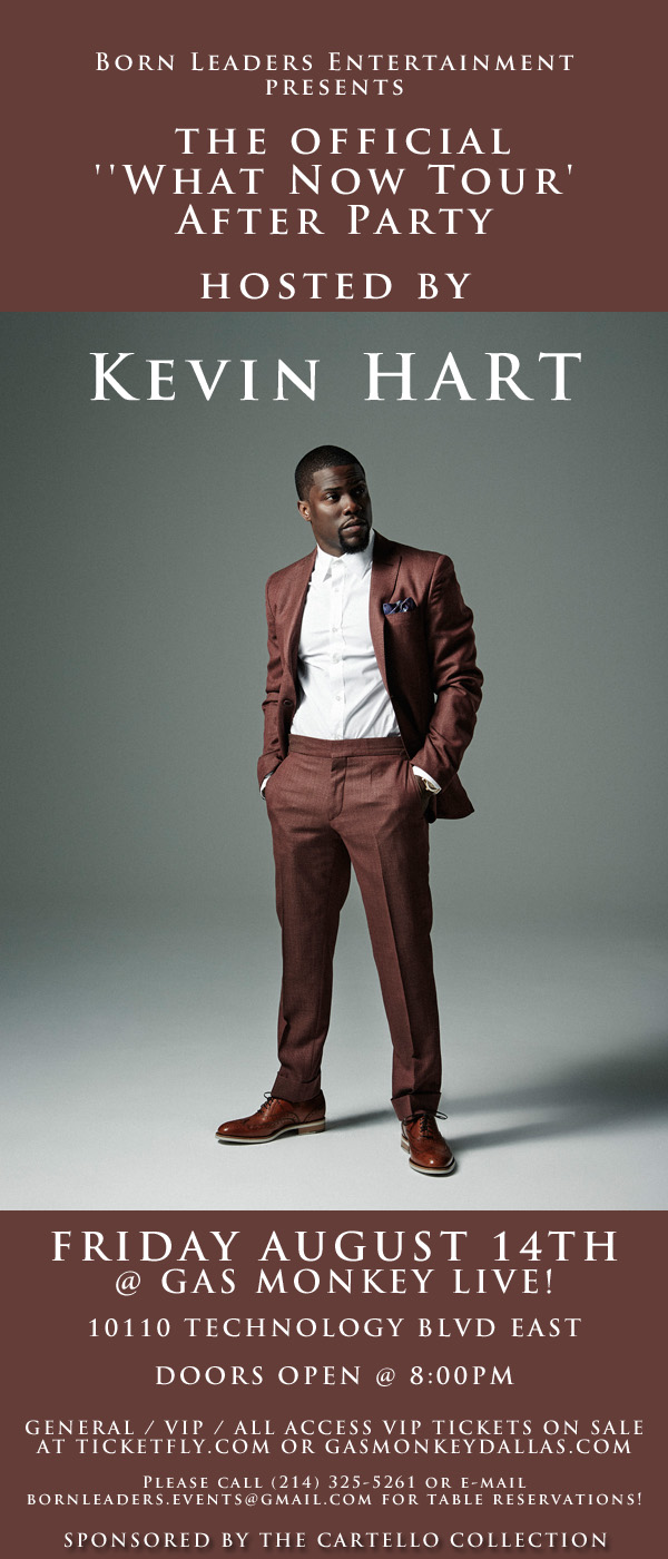 Kevin Hart After Party Flyer