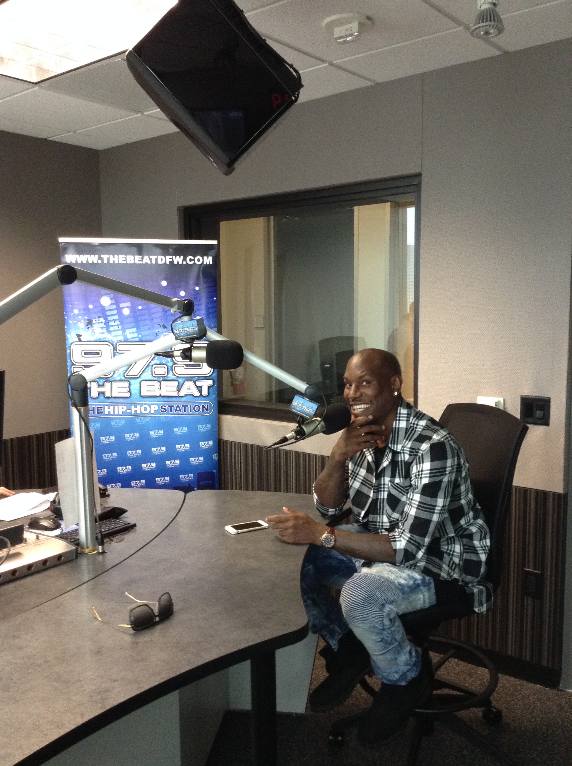 Tyrese @ 97.9 The Beat Studio