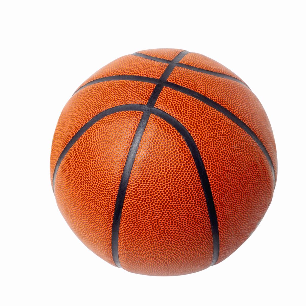 Close up of a basketball