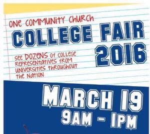One Community Church College Fair