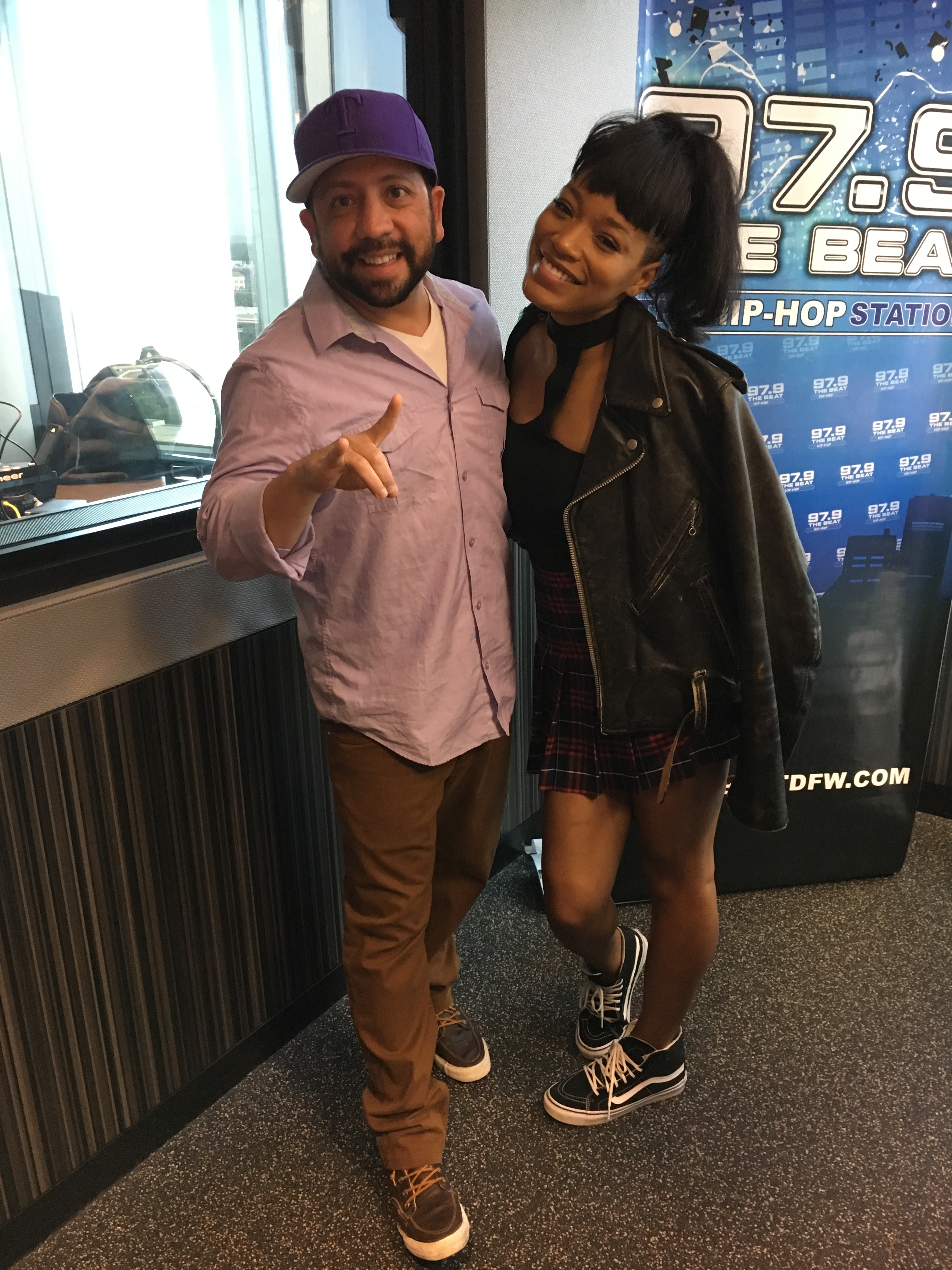 Keke Palmer in Dallas Studios