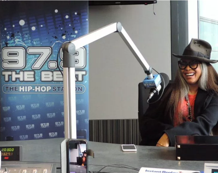 Erykah Badu in 97.9 Studio
