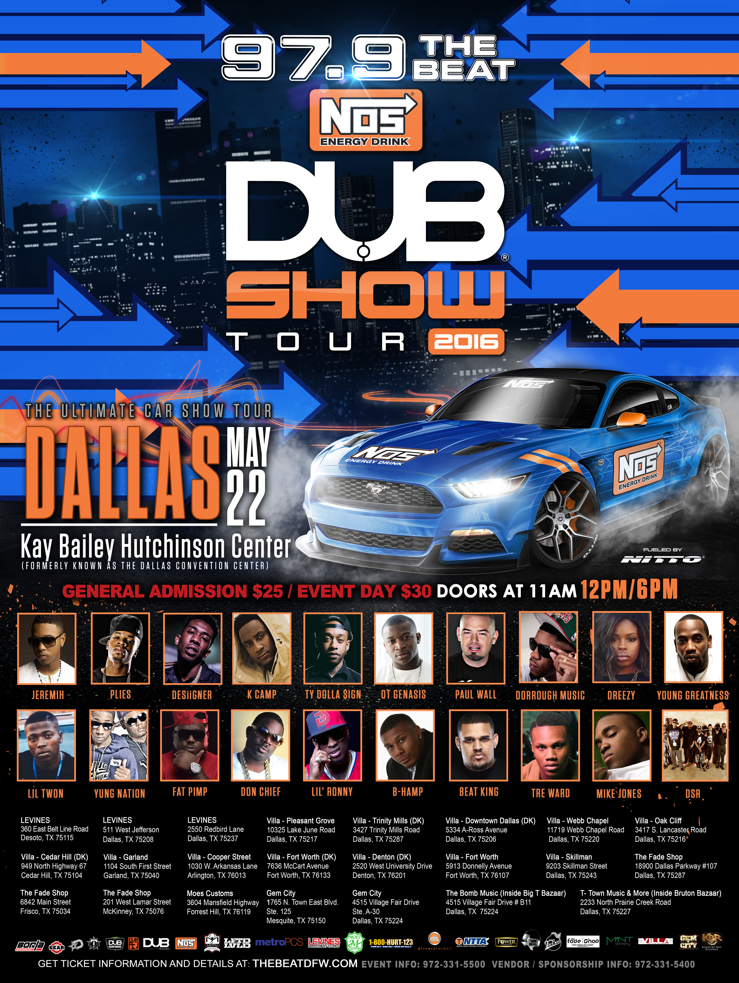 Dub Car Show 2016 Flyer