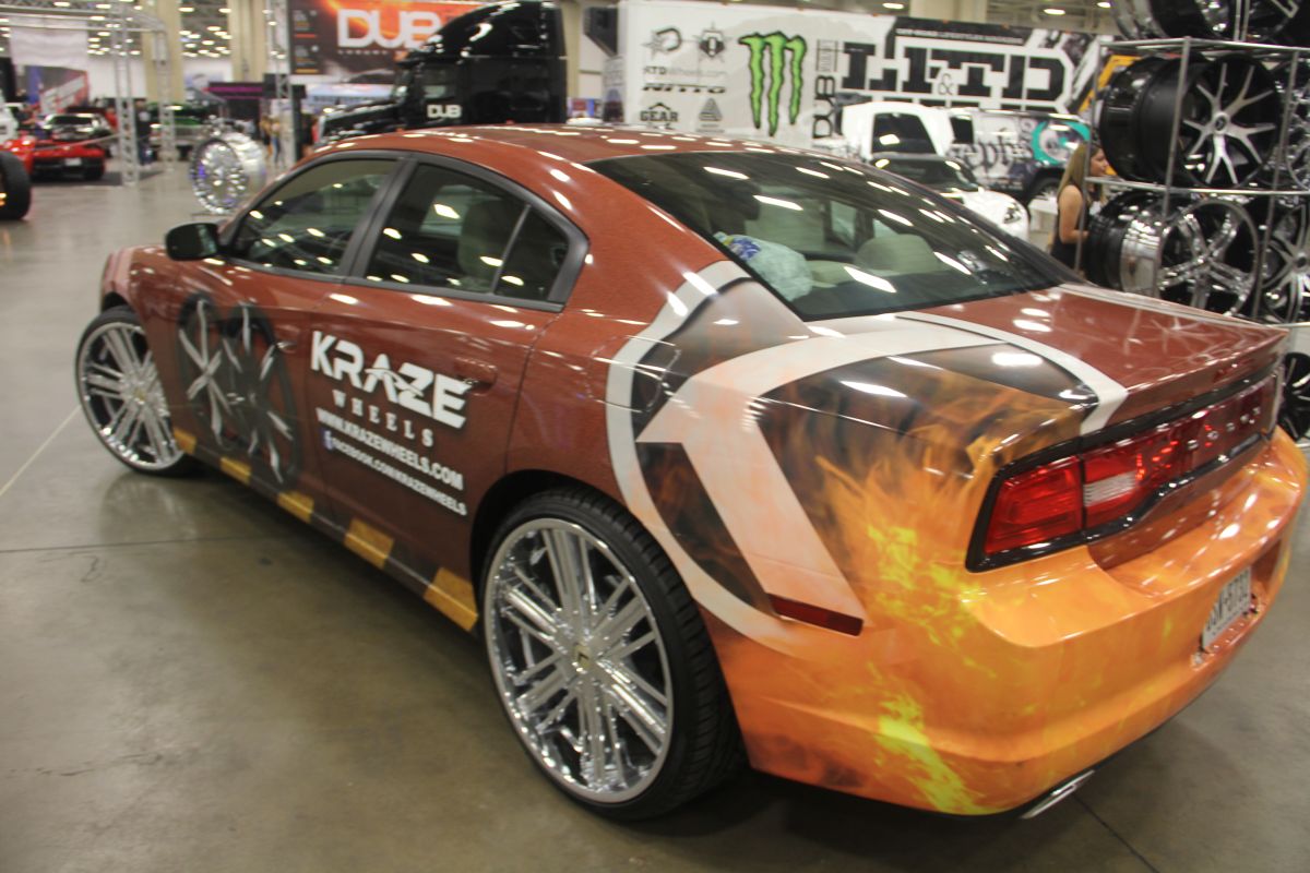 Crazy Customs at the 2016 Dub Car Show