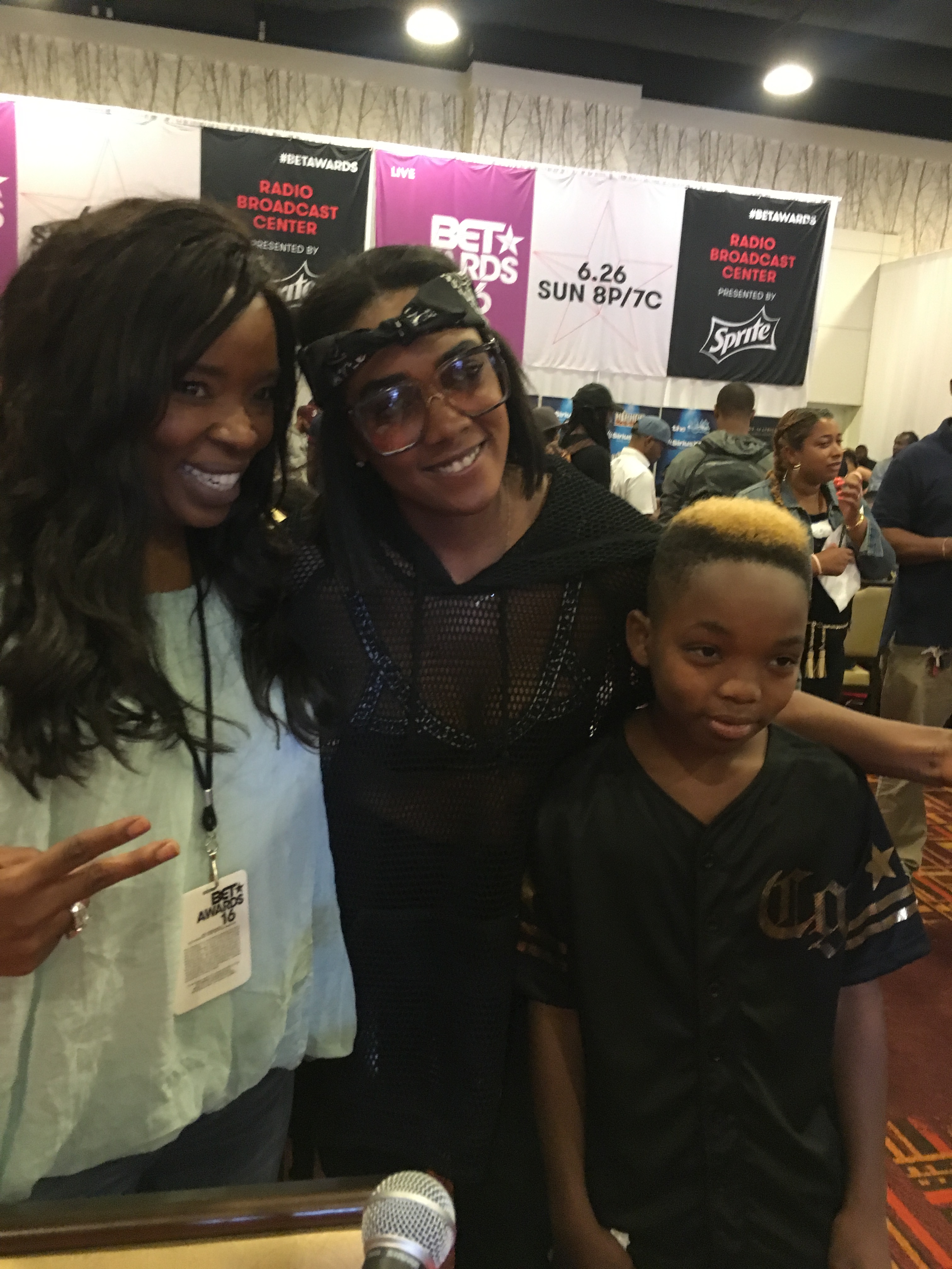 Veda Loca and Ingrid at BET Awards 2016