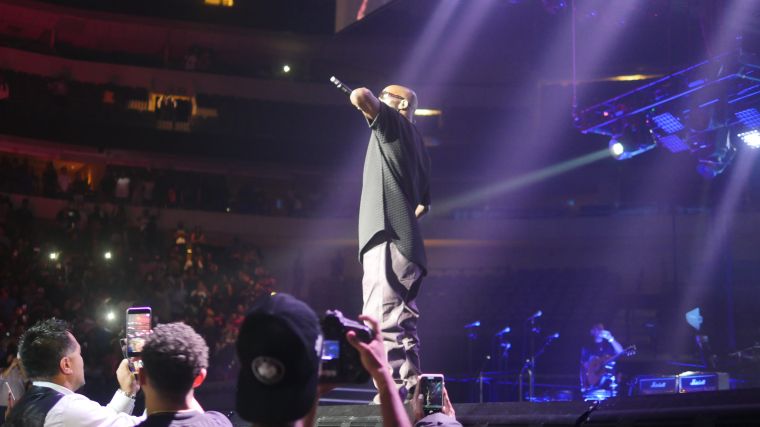 Diddy, 112, Mase, Lil’ Kim, Faith Evans, French Montana, Carl Thomas, Total, DMX and Erykah Badu perform at the Bad Boy Family Reunion Tour in Dallas