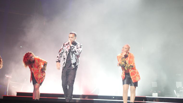 Diddy, 112, Mase, Lil' Kim, Faith Evans, French Montana, Carl Thomas, Total, DMX and Erykah Badu perform at the Bad Boy Family Reunion Tour in Dallas