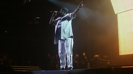 Diddy, 112, Mase, Lil’ Kim, Faith Evans, French Montana, Carl Thomas, Total, DMX and Erykah Badu perform at the Bad Boy Family Reunion Tour in Dallas