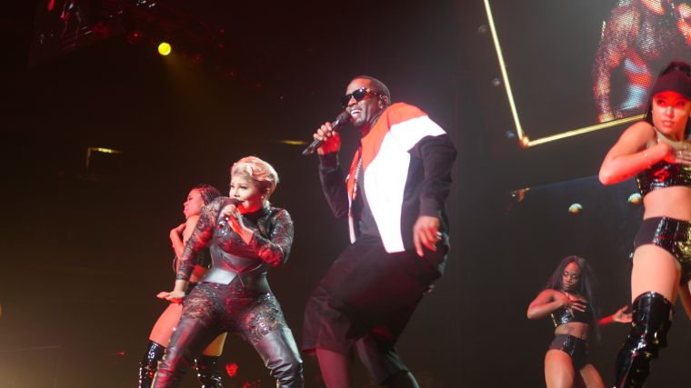 Diddy, 112, Mase, Lil' Kim, Faith Evans, French Montana, Carl Thomas, Total, DMX and Erykah Badu perform at the Bad Boy Family Reunion Tour in Dallas