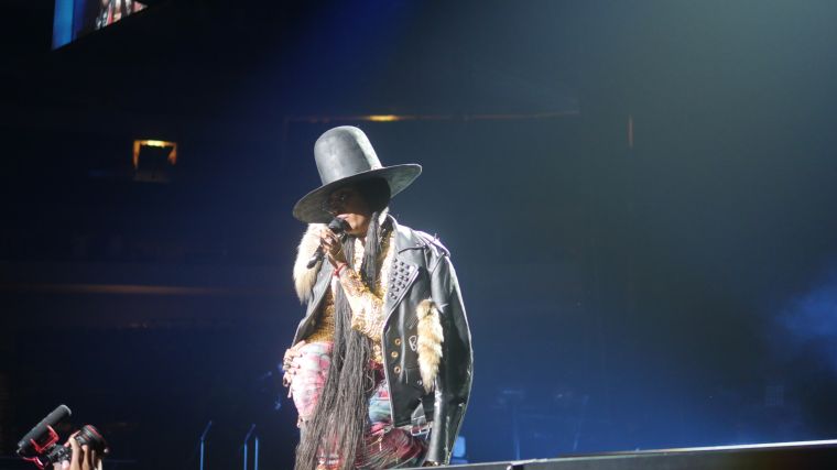 Diddy, 112, Mase, Lil’ Kim, Faith Evans, French Montana, Carl Thomas, Total, DMX and Erykah Badu perform at the Bad Boy Family Reunion Tour in Dallas