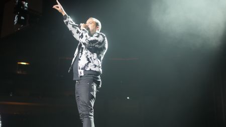 Diddy, 112, Mase, Lil’ Kim, Faith Evans, French Montana, Carl Thomas, Total, DMX and Erykah Badu perform at the Bad Boy Family Reunion Tour in Dallas