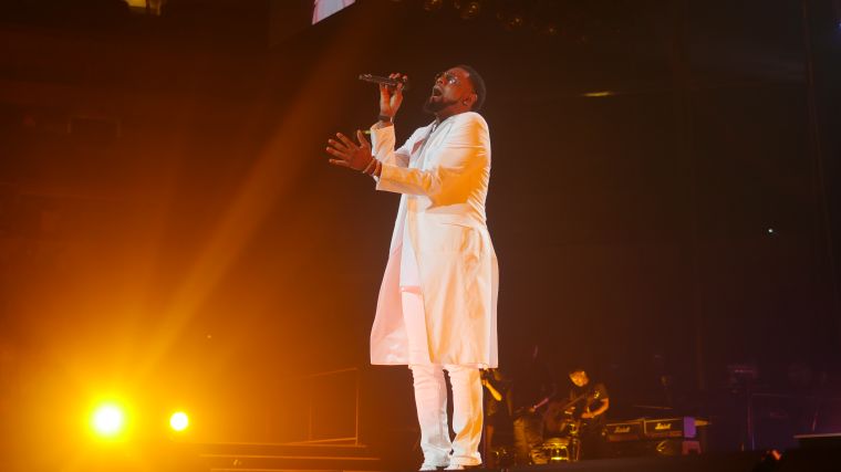Diddy, 112, Mase, Lil' Kim, Faith Evans, French Montana, Carl Thomas, Total, DMX and Erykah Badu perform at the Bad Boy Family Reunion Tour in Dallas