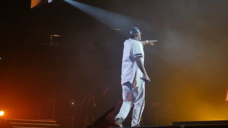 Diddy, 112, Mase, Lil’ Kim, Faith Evans, French Montana, Carl Thomas, Total, DMX and Erykah Badu perform at the Bad Boy Family Reunion Tour in Dallas