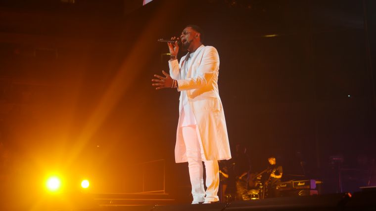 Diddy, 112, Mase, Lil’ Kim, Faith Evans, French Montana, Carl Thomas, Total, DMX and Erykah Badu perform at the Bad Boy Family Reunion Tour in Dallas