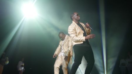 Diddy, 112, Mase, Lil’ Kim, Faith Evans, French Montana, Carl Thomas, Total, DMX and Erykah Badu perform at the Bad Boy Family Reunion Tour in Dallas