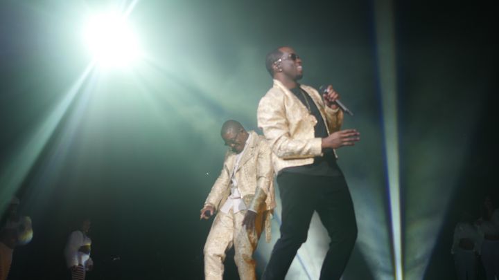 Diddy, 112, Mase, Lil’ Kim, Faith Evans, French Montana, Carl Thomas, Total, DMX and Erykah Badu perform at the Bad Boy Family Reunion Tour in Dallas