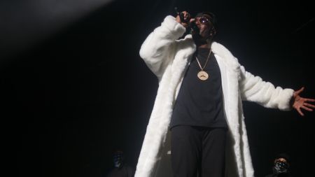 Diddy, 112, Mase, Lil’ Kim, Faith Evans, French Montana, Carl Thomas, Total, DMX and Erykah Badu perform at the Bad Boy Family Reunion Tour in Dallas