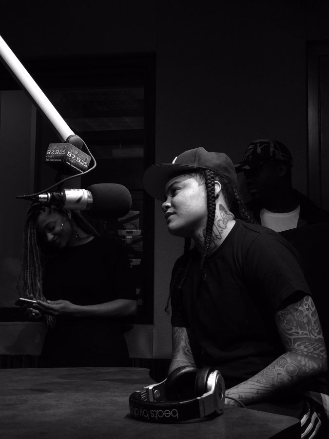 Young M.A. In Studio with J-Kruz