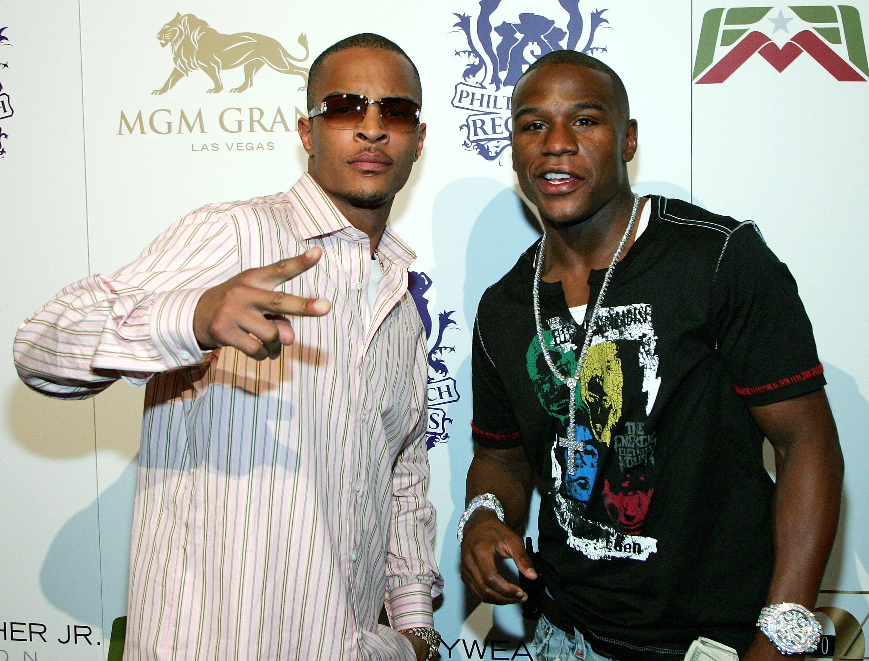Floyd Mayweather Jr. Hosts Party At MGM's Studio 54