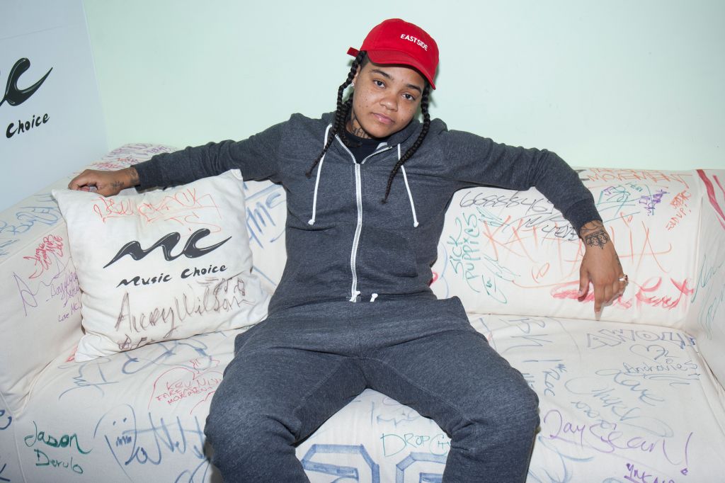 Rapper Young MA Visits Music Choice