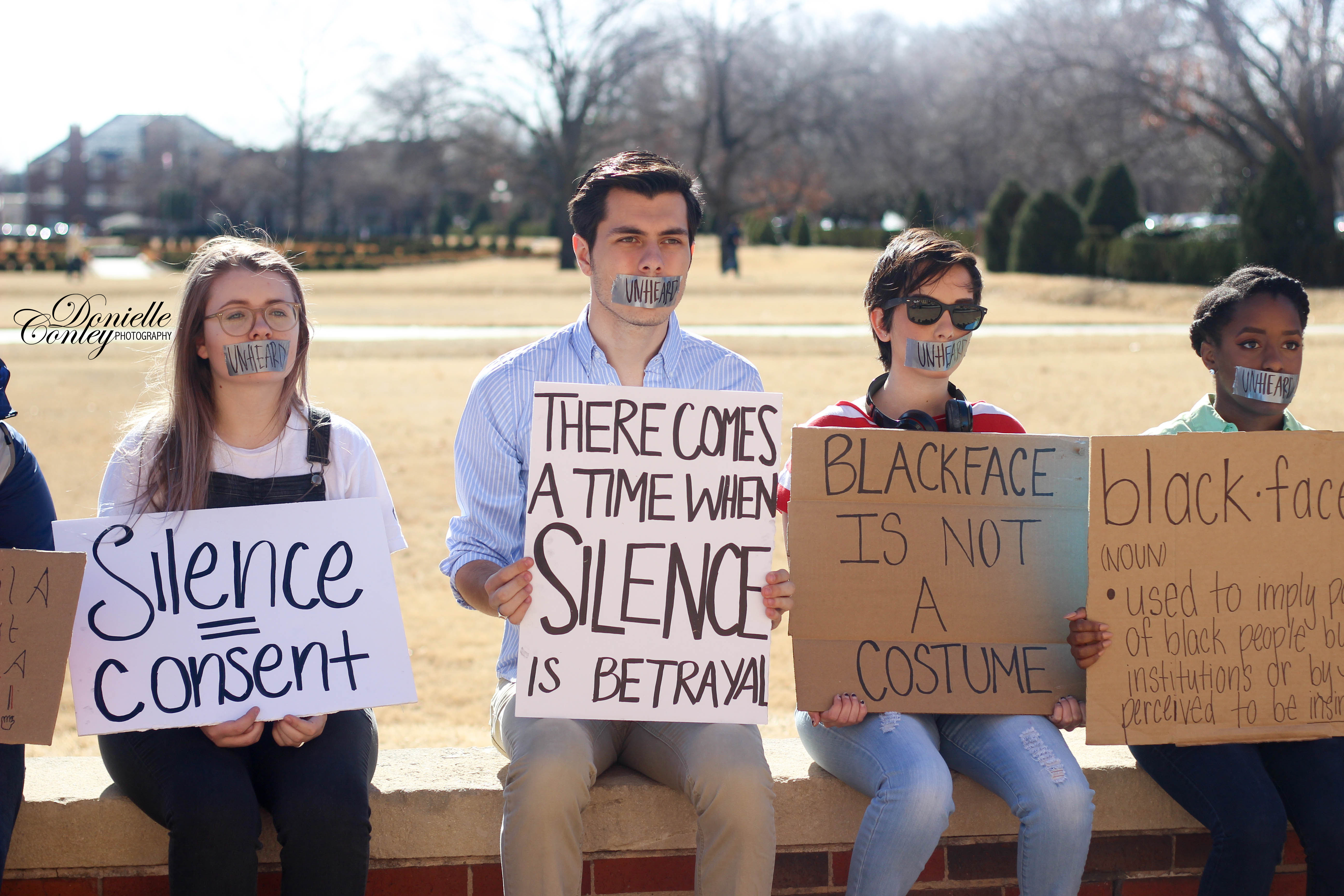 OSU Silent Protest Photos