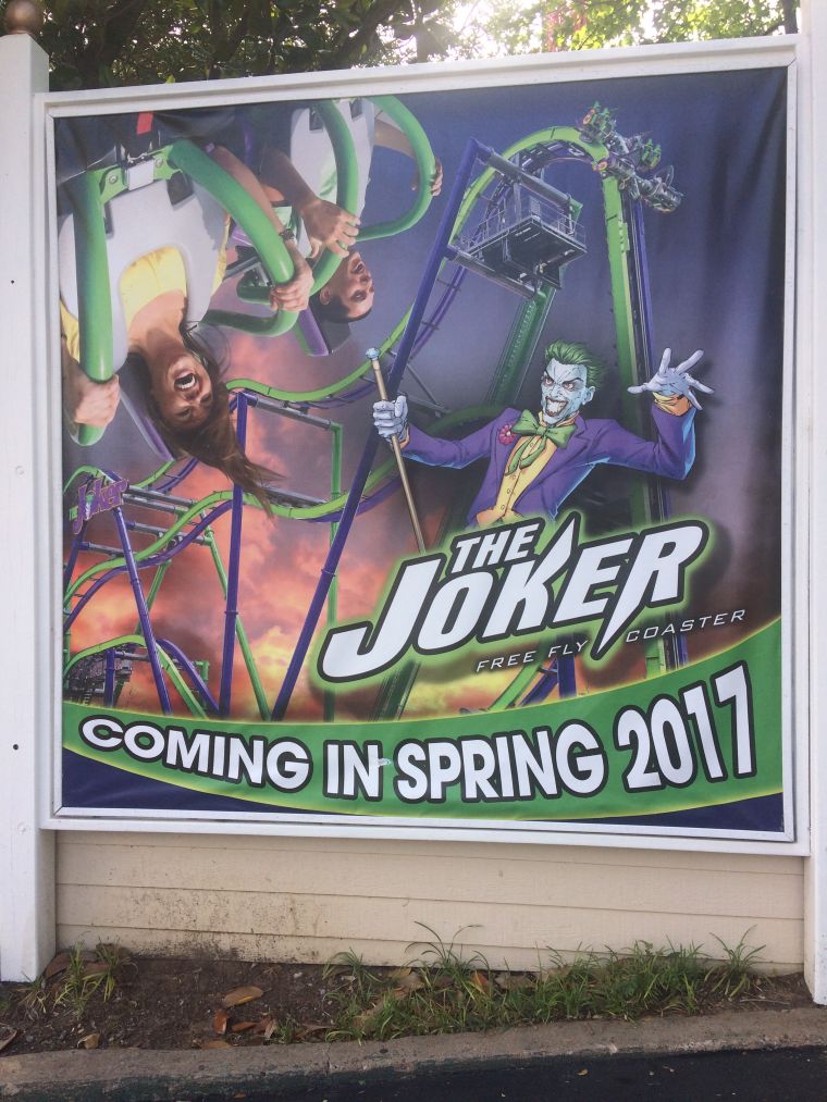 Six Flags Over Texas New Ride: The Joker