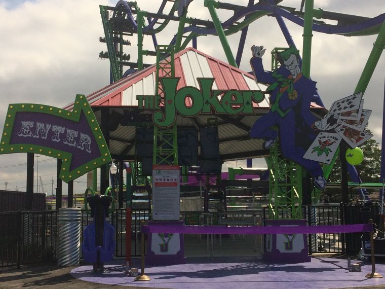 Six Flags Over Texas New Ride: The Joker