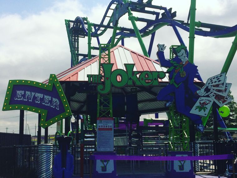 Six Flags Over Texas New Ride: The Joker