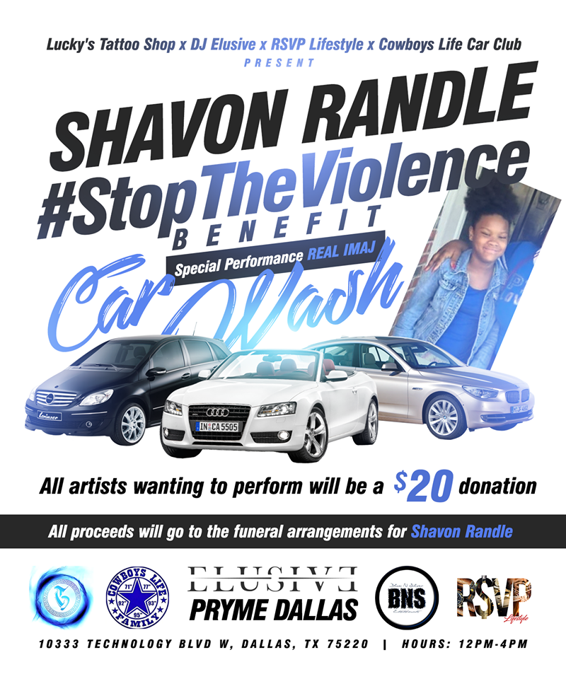 Shavon Randle Stop The Violence Benefit