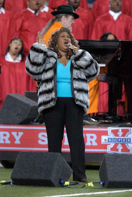 Aretha Franklin – Super Bowl XL – Pittsburgh Steelers v Seattle Seahawks