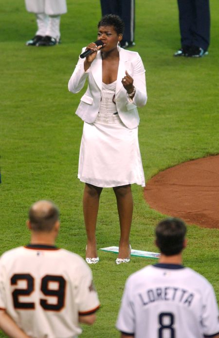 Fantasia – 2004 Major League Baseball All-Star Game – July 13, 2004