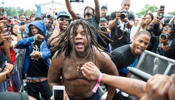 Fat Trel performs at the Trillectro Music Festival in Washington, D.C.