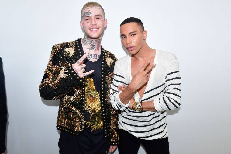 Balmain : Front Row - Paris Fashion Week - Menswear Spring/Summer 2018