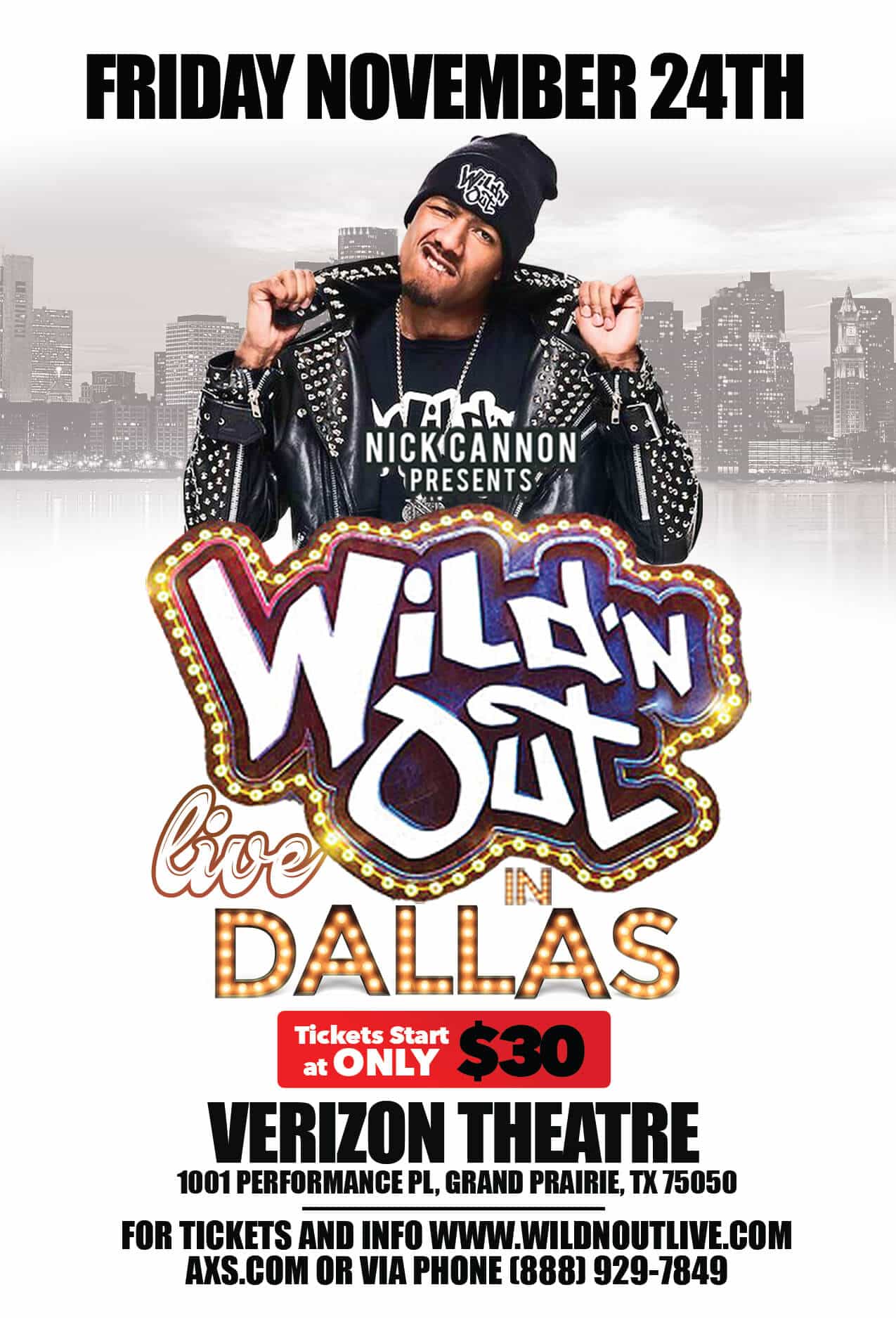 WILD'N OUT LIVE AT VERIZON THEATRE, GRAND PRARIE