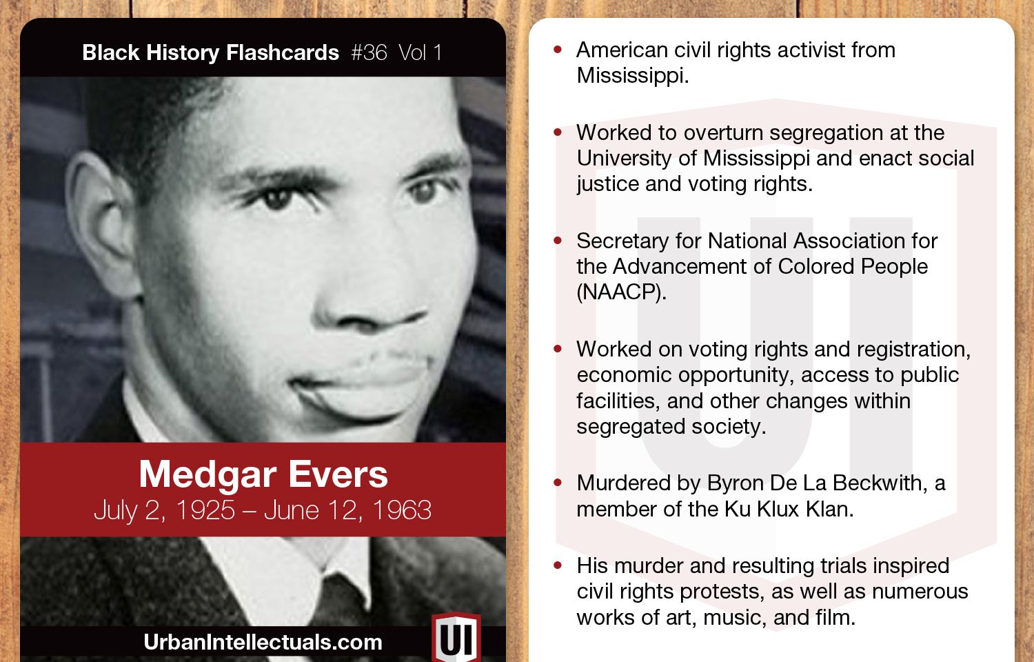Urban Intellectuals Black History Month Cards
