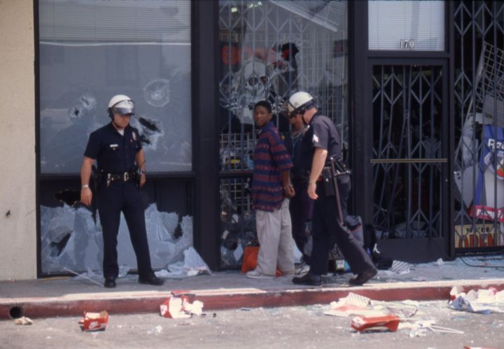 LA Riots in Reaction to the Rodney King Verdict