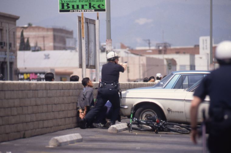 LA Riots in Reaction to the Rodney King Verdict