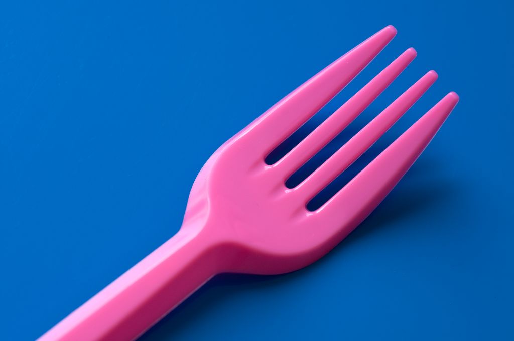 Pink fork