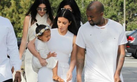 Kim Kardashian, Kanye West, North West