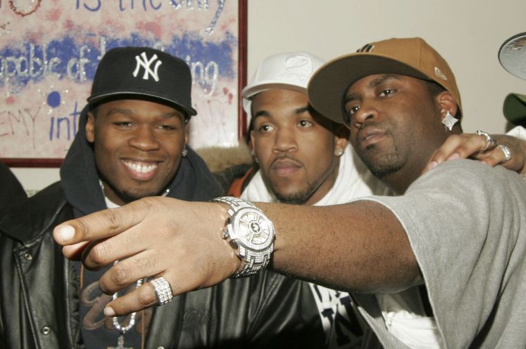 50 Cent And Lloyd Banks Host Holiday Shopping For The Homeless