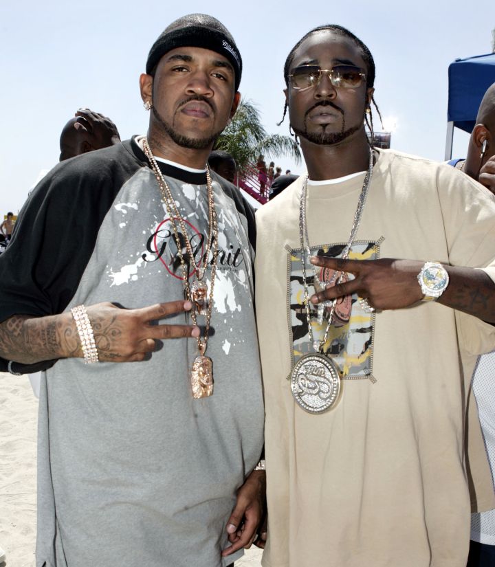 Lloyd Banks and Young Buck of G-Unit Stop by MTV’s ‘Summer on the Run’ Beach House 2004