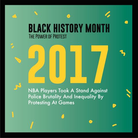Black History Month 2018 Power Of Protests Timeline