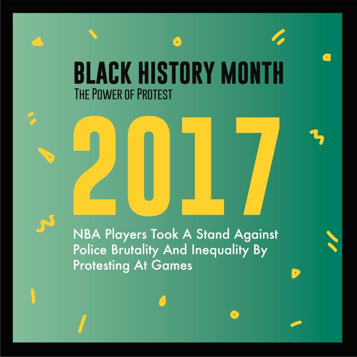 Black History Month 2018 Power Of Protest Timeline