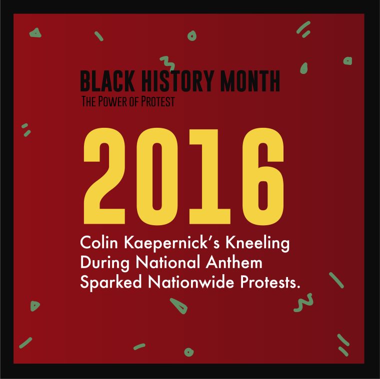 Black History Month 2018 Power Of Protest Timeline