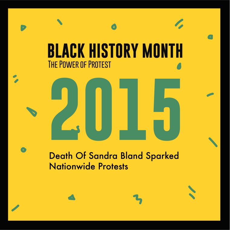 Black History Month 2018 Power Of Protest Timeline