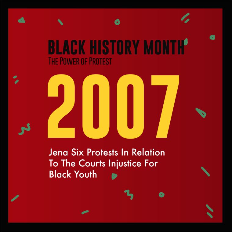 Black History Month 2018 Power Of Protest Timeline