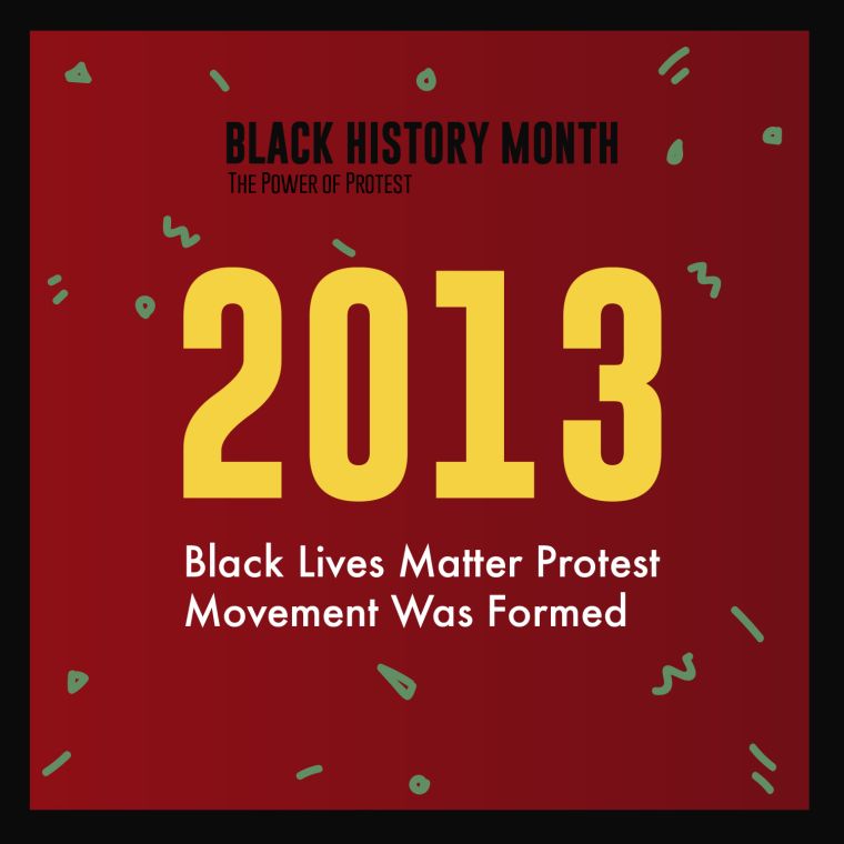 Black History Month 2018 Power Of Protest Timeline