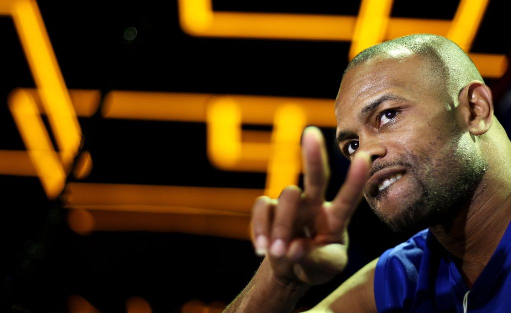 Roy Jones Jr Training Session